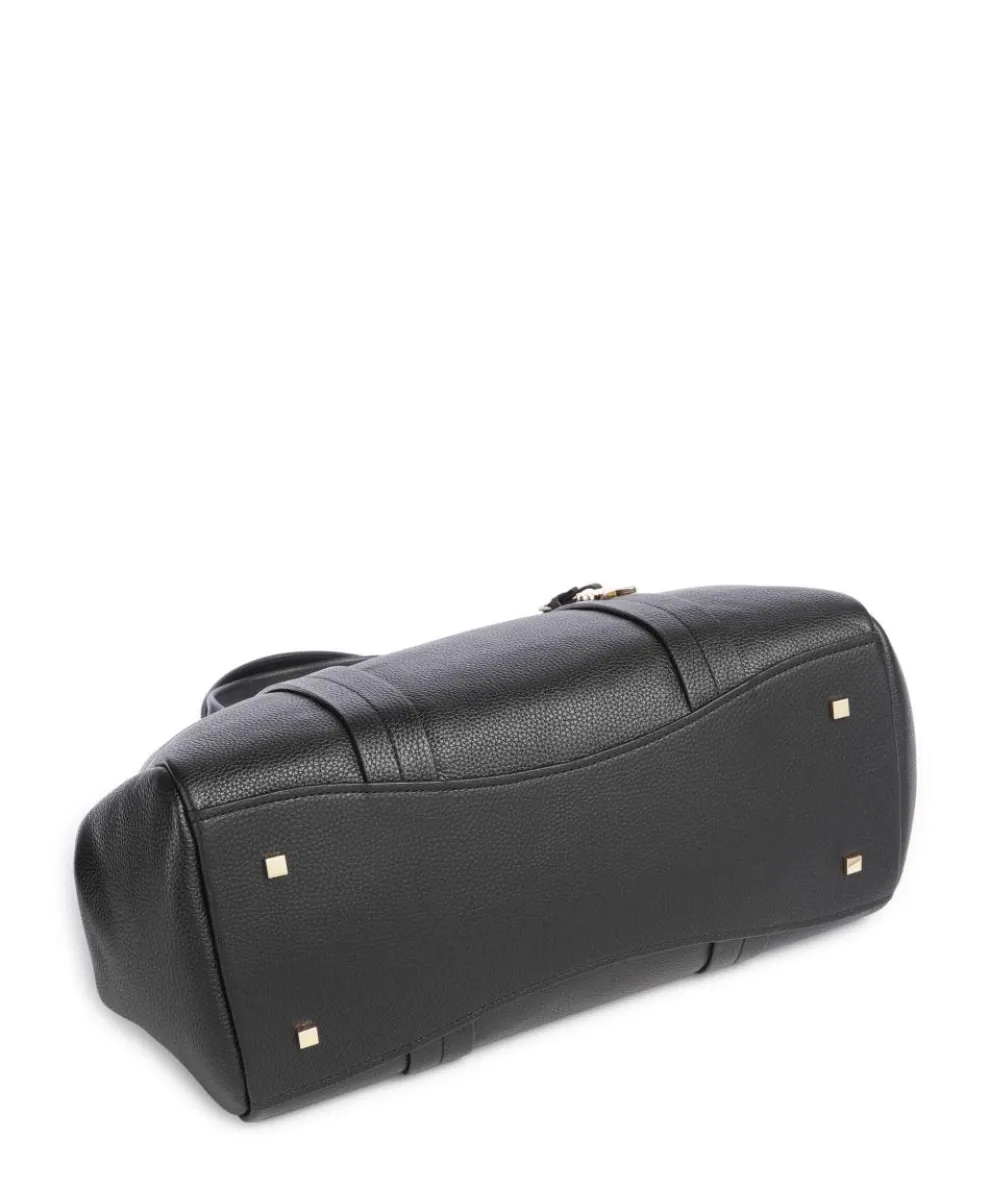 Romee Large Shopper genarbtes Rindsleder schwarz