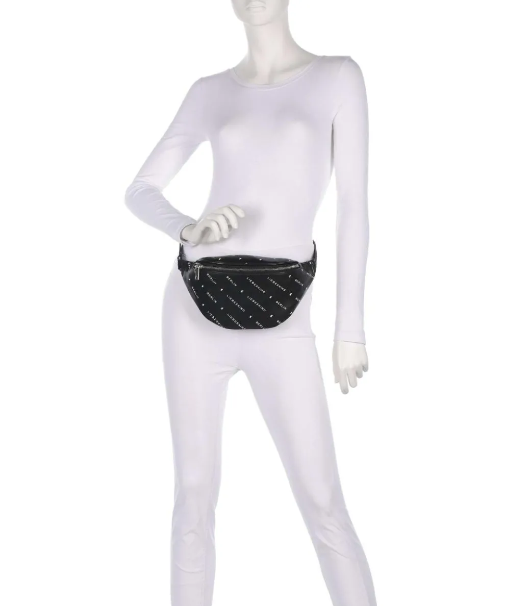 Monogram Soft Nappa M Gürteltasche fein genarbtes Leder schwarz