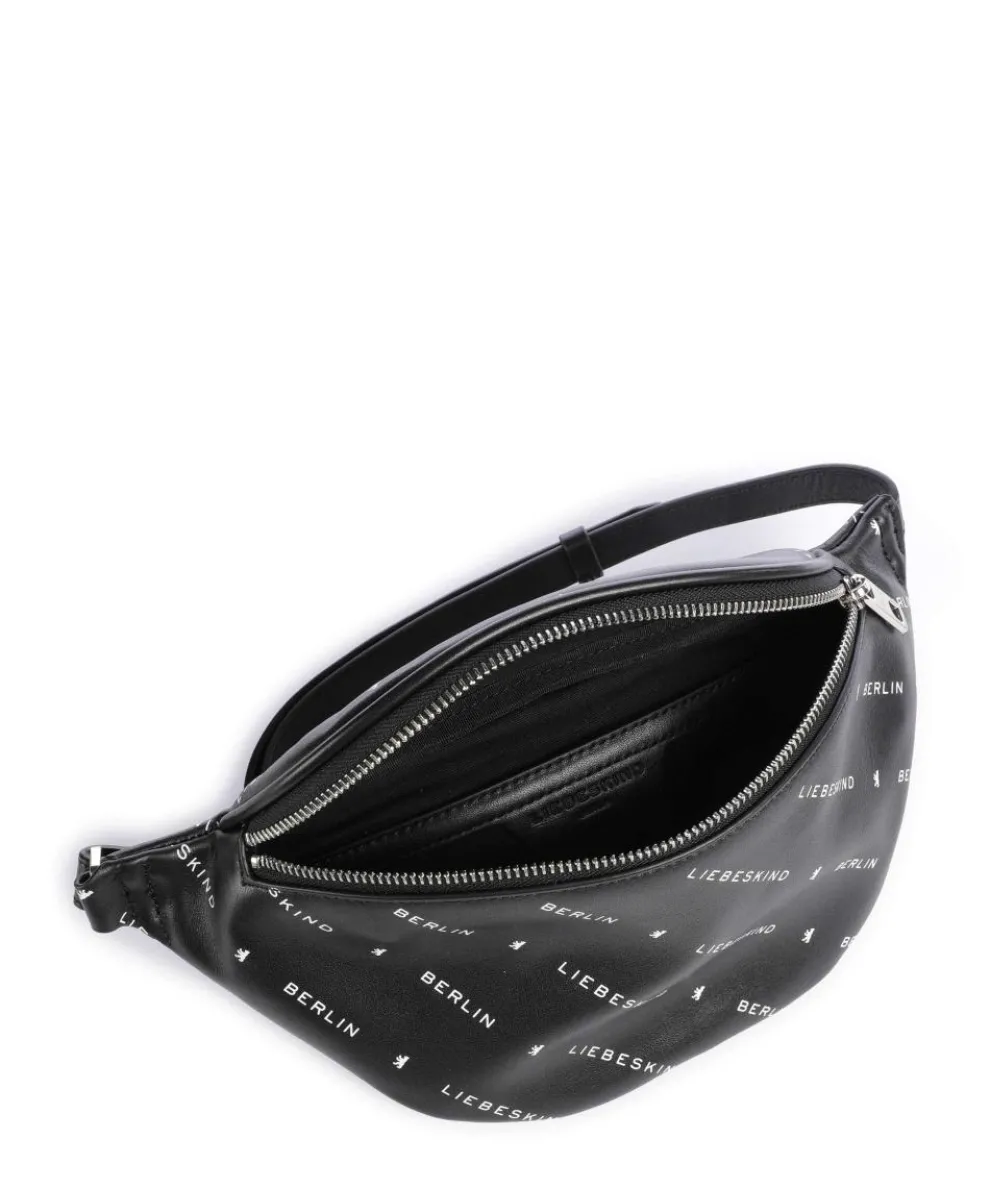 Monogram Soft Nappa M Gürteltasche fein genarbtes Leder schwarz