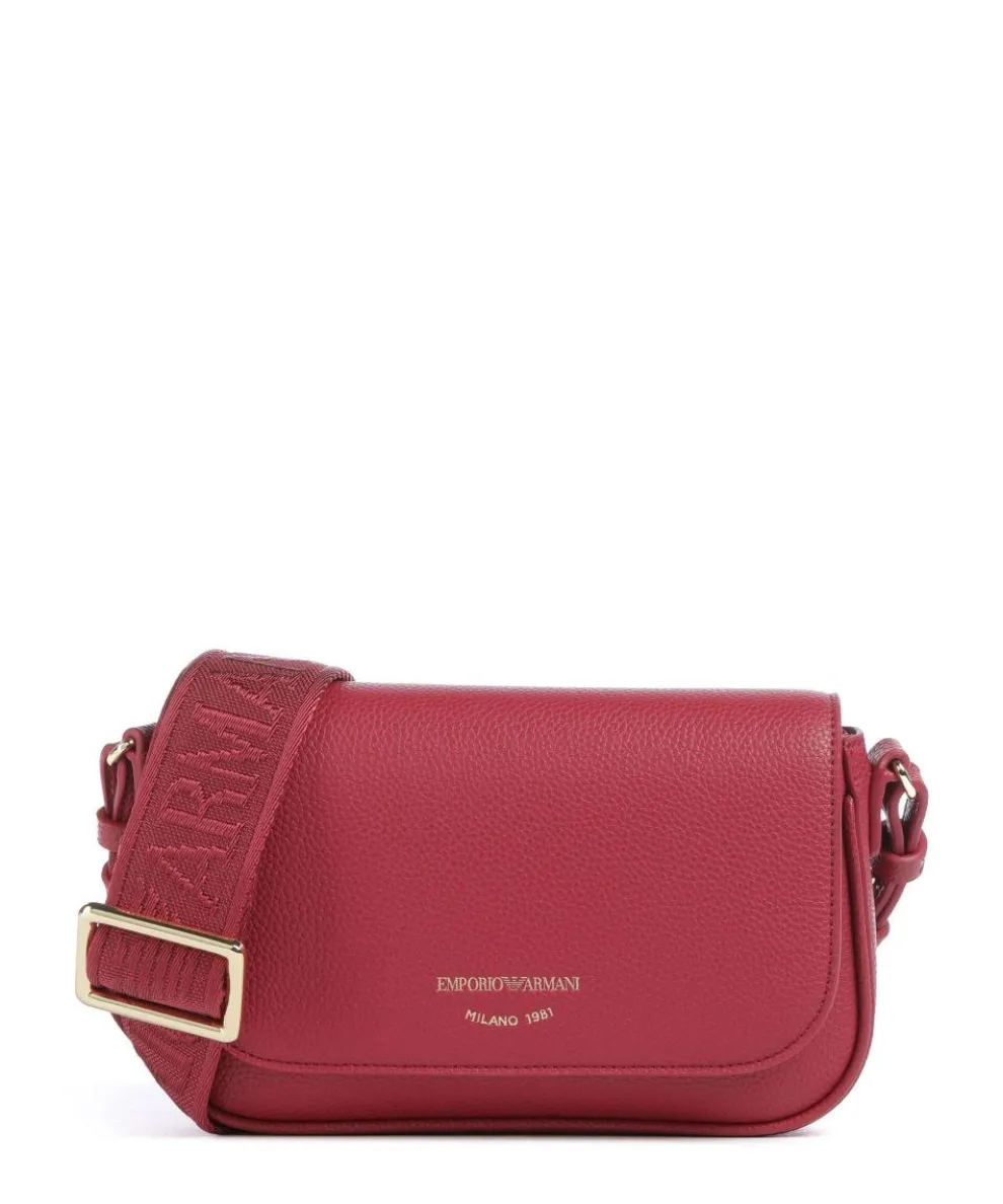 Lilly Umhängetasche Lederimitat dunkelrot