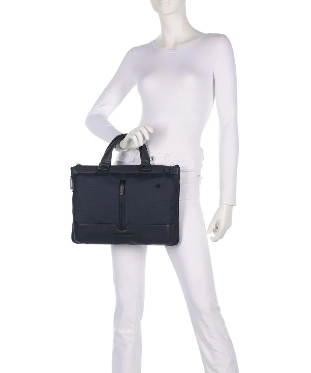 W138 Aktentasche 14″ recyceltes Polyester dunkelblau