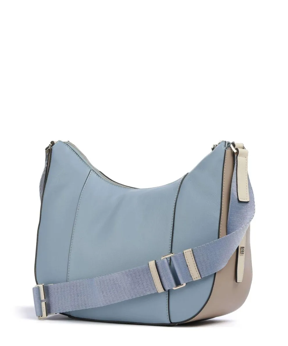 W92 Umhängetasche fein genarbtes Rindsleder hellblau