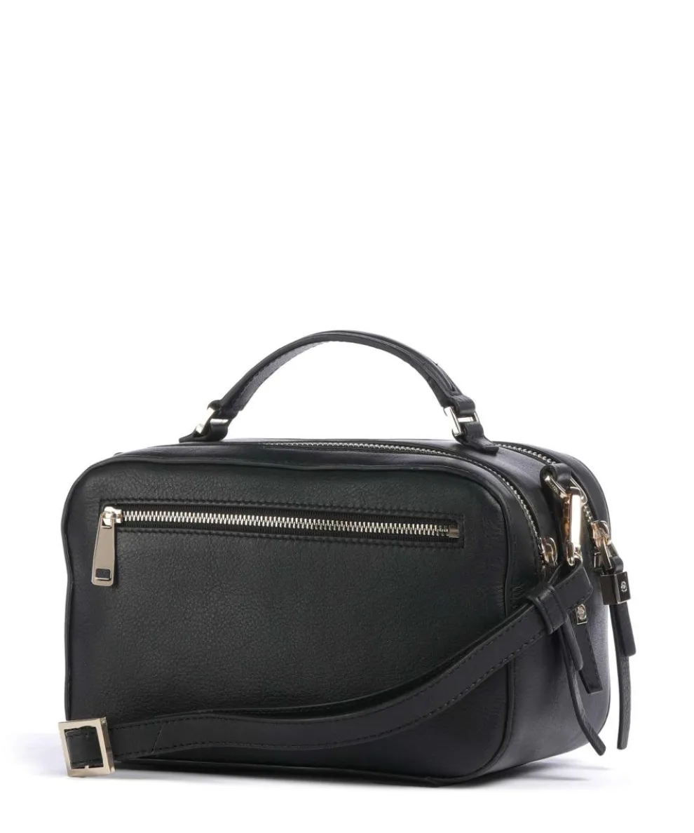 W92 Umhängetasche fein genarbtes Rindsleder schwarz