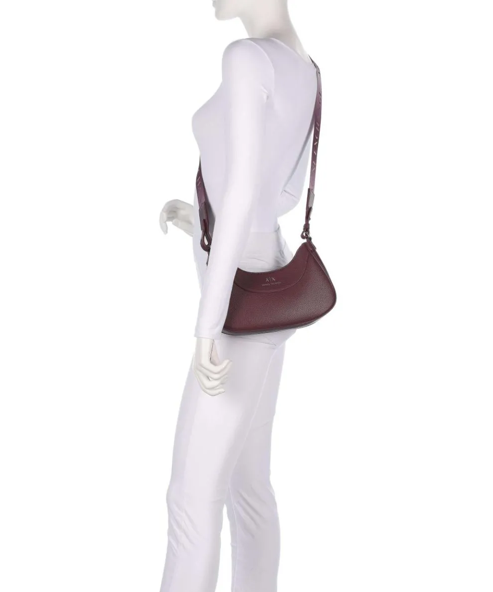 Wave S Umhängetasche Lederimitat wein