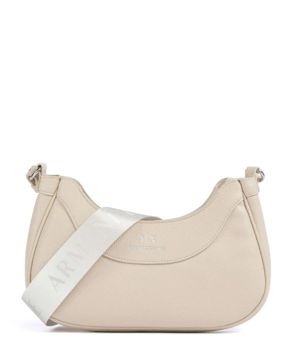 Wave S Umhängetasche Lederimitat beige