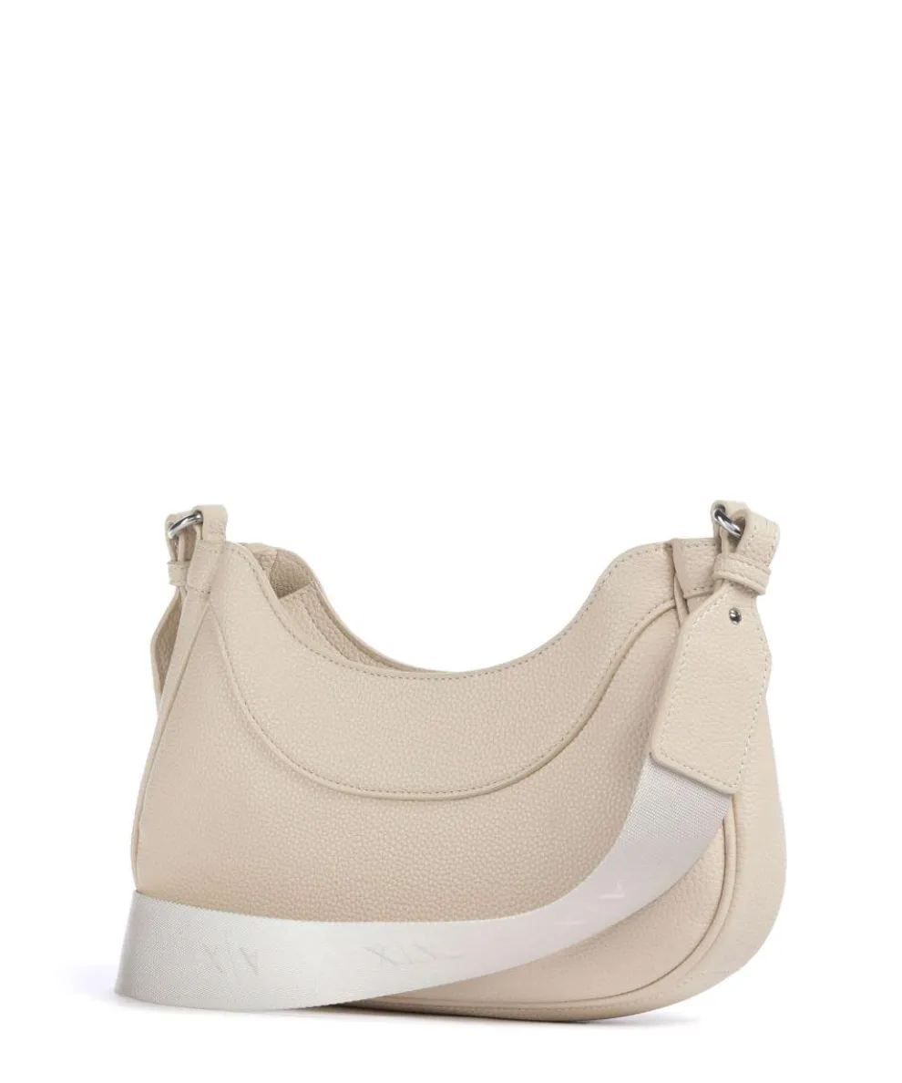 Wave S Umhängetasche Lederimitat beige