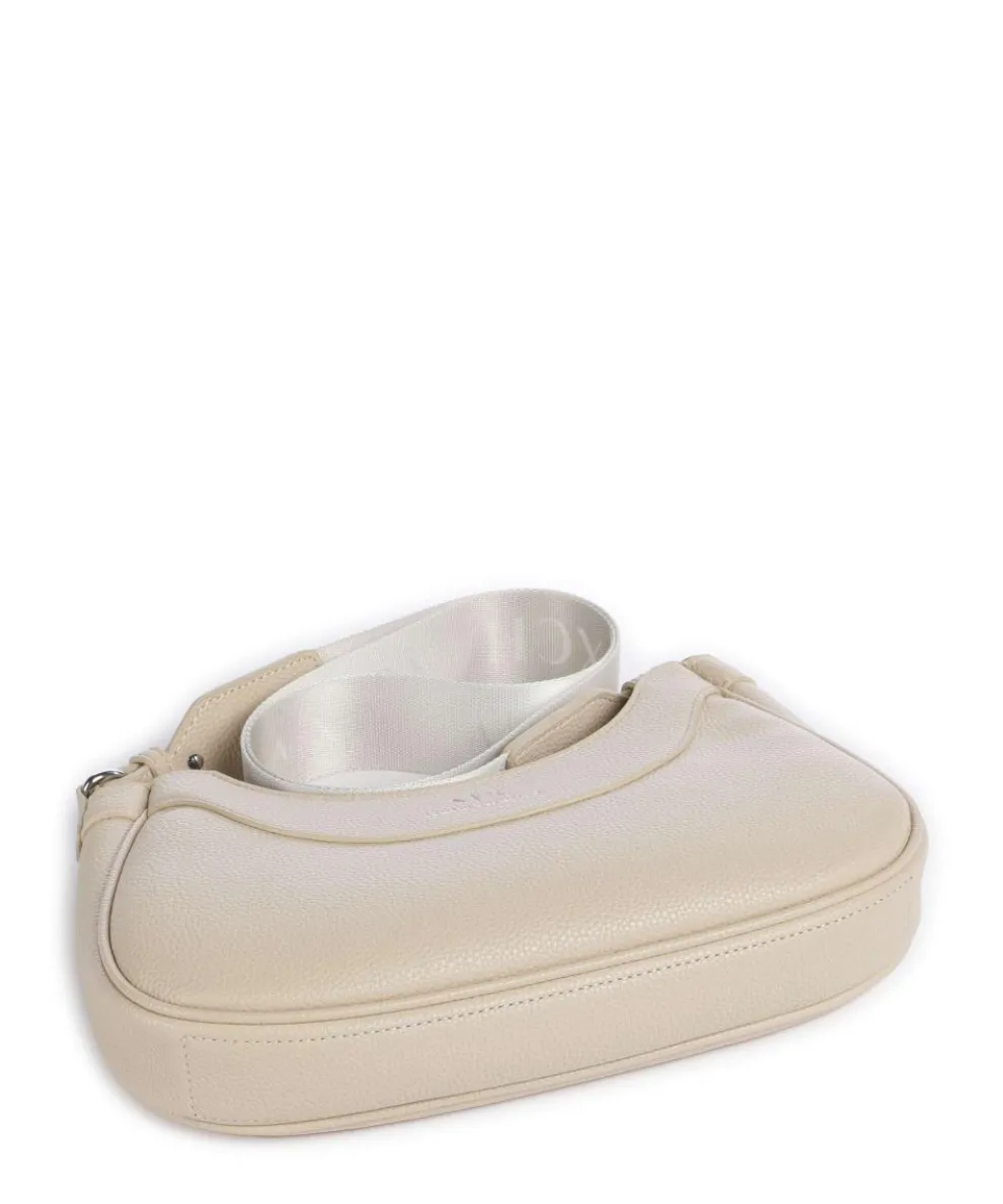 Wave S Umhängetasche Lederimitat beige