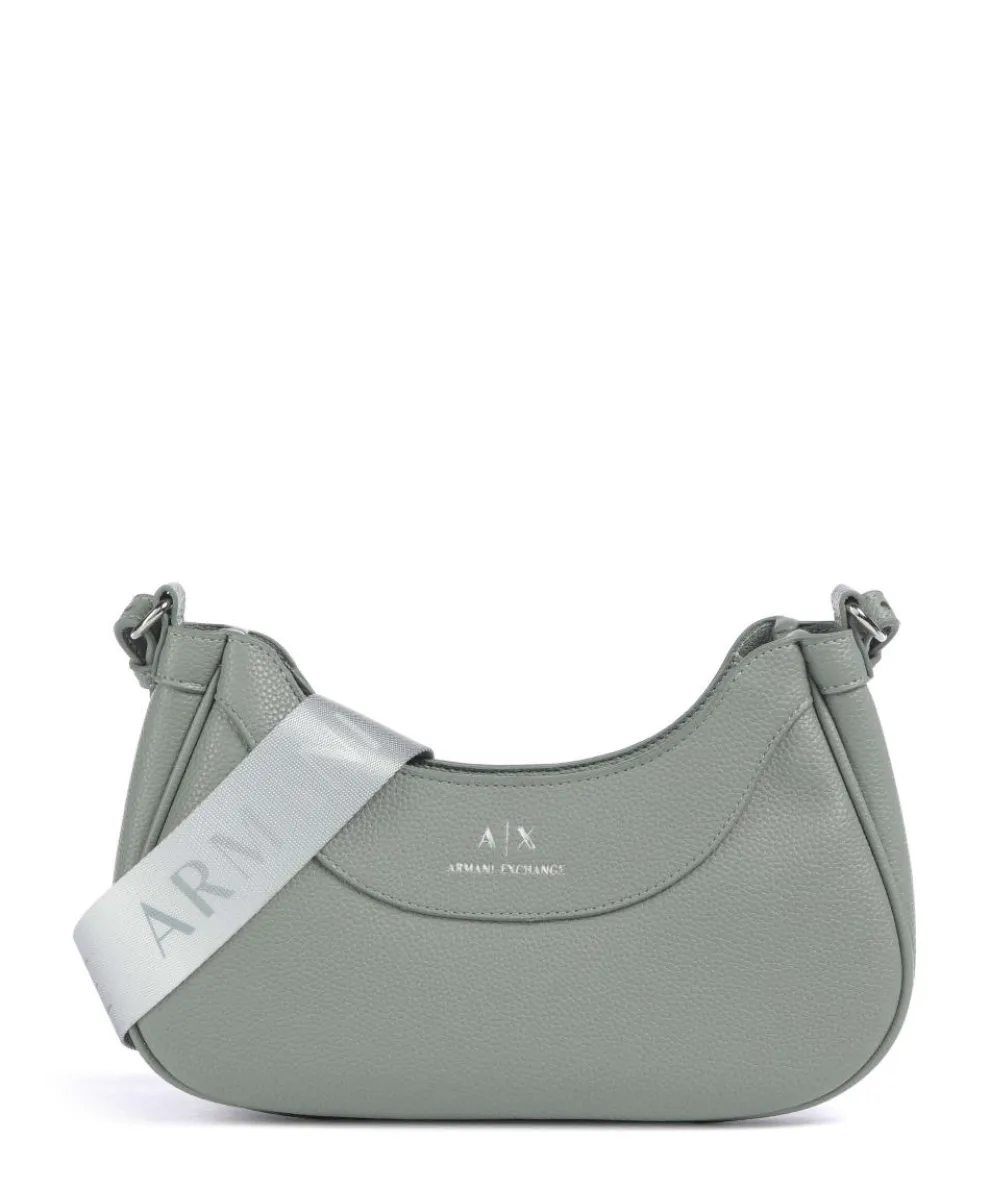 Wave S Umhängetasche Lederimitat grünblau