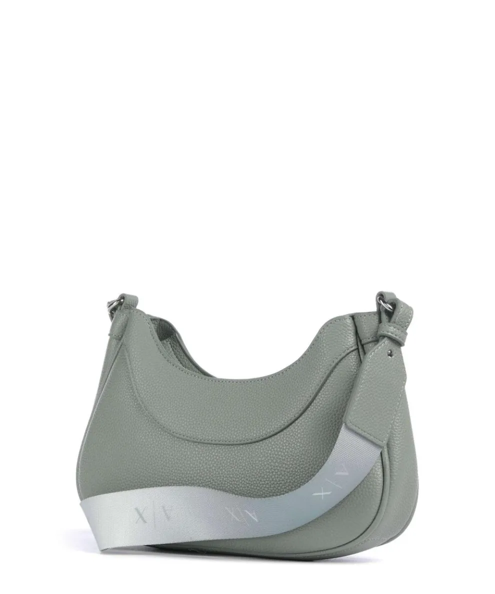 Wave S Umhängetasche Lederimitat grünblau