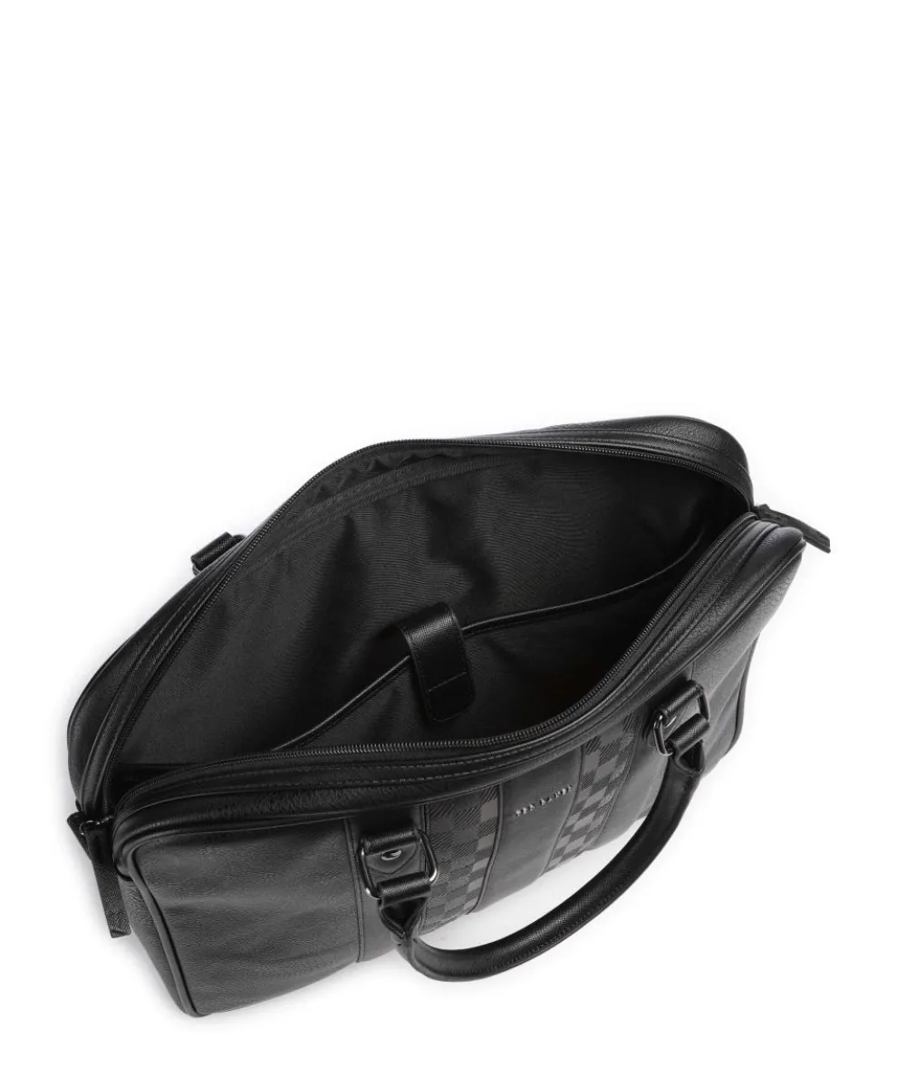 Waymon Aktentasche 15″ Lederimitat schwarz