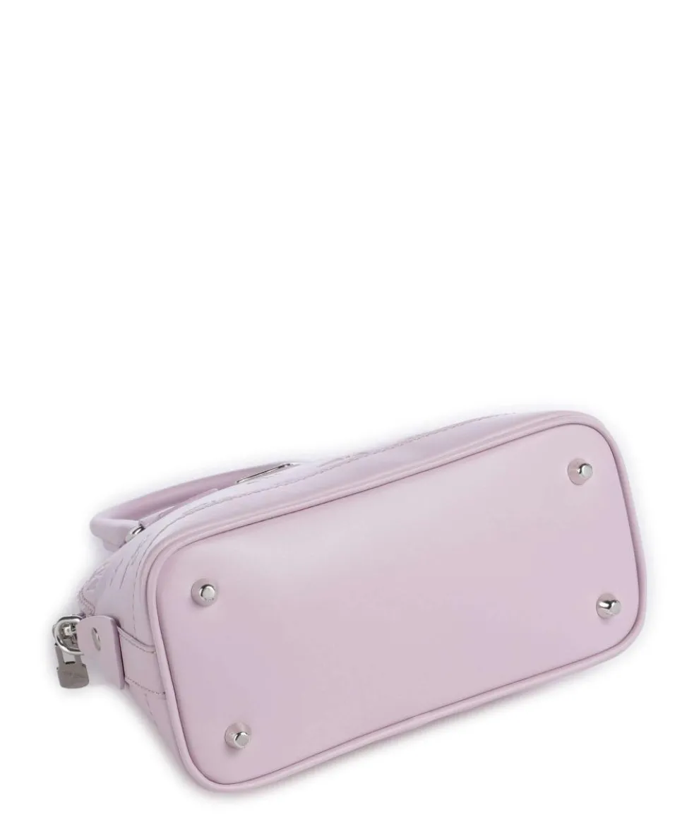 Stampato Oetwil Handtasche Canvas, Kalbsleder flieder