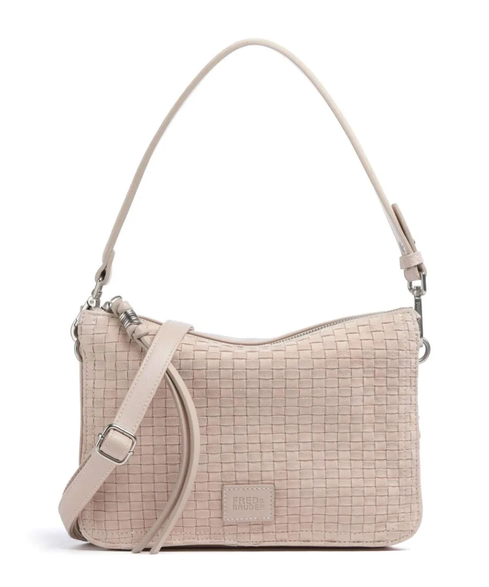 Weave Harmony Schultertasche Schafsleder nude