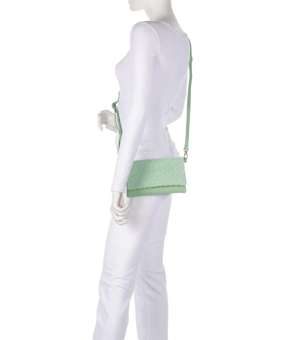 Weave Harmony Umhängetasche Schafsleder mintgrün