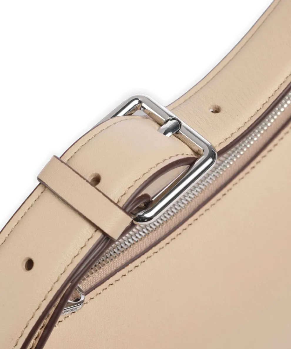 Westwell Lane Umhängetasche genarbtes Rindsleder beige