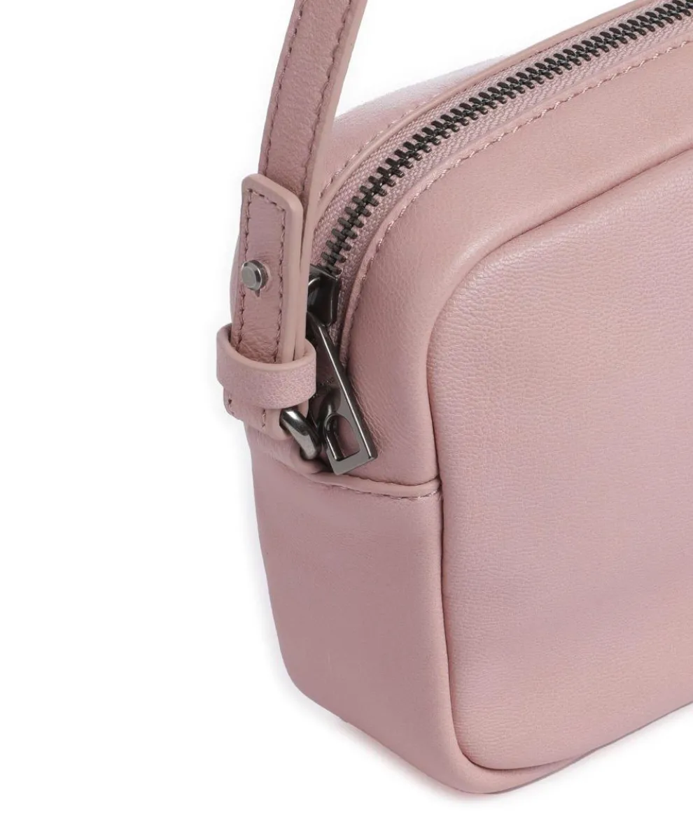 Maia Sheep Natural S Umhängetasche Schafsleder altrosa