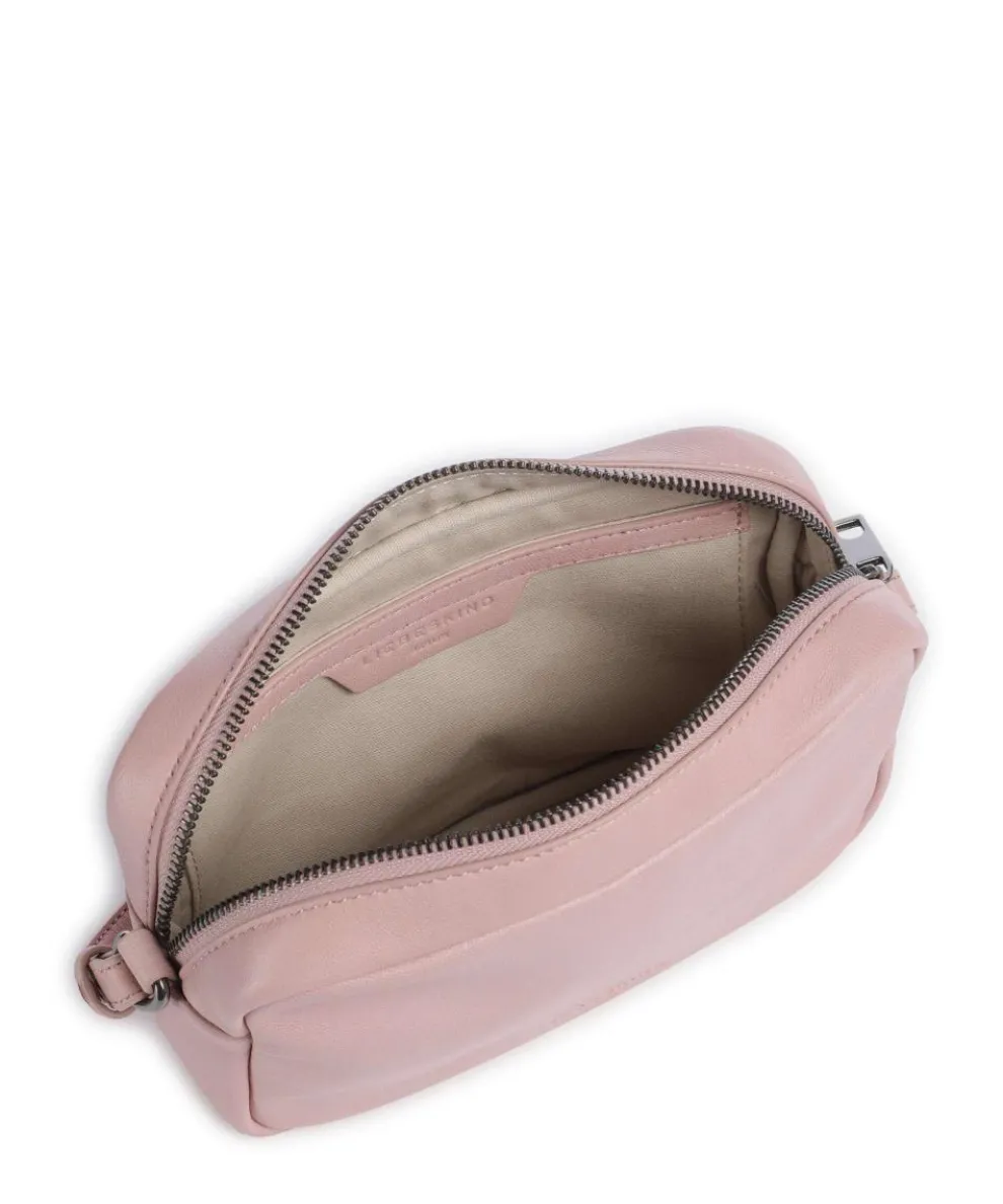 Maia Sheep Natural S Umhängetasche Schafsleder altrosa