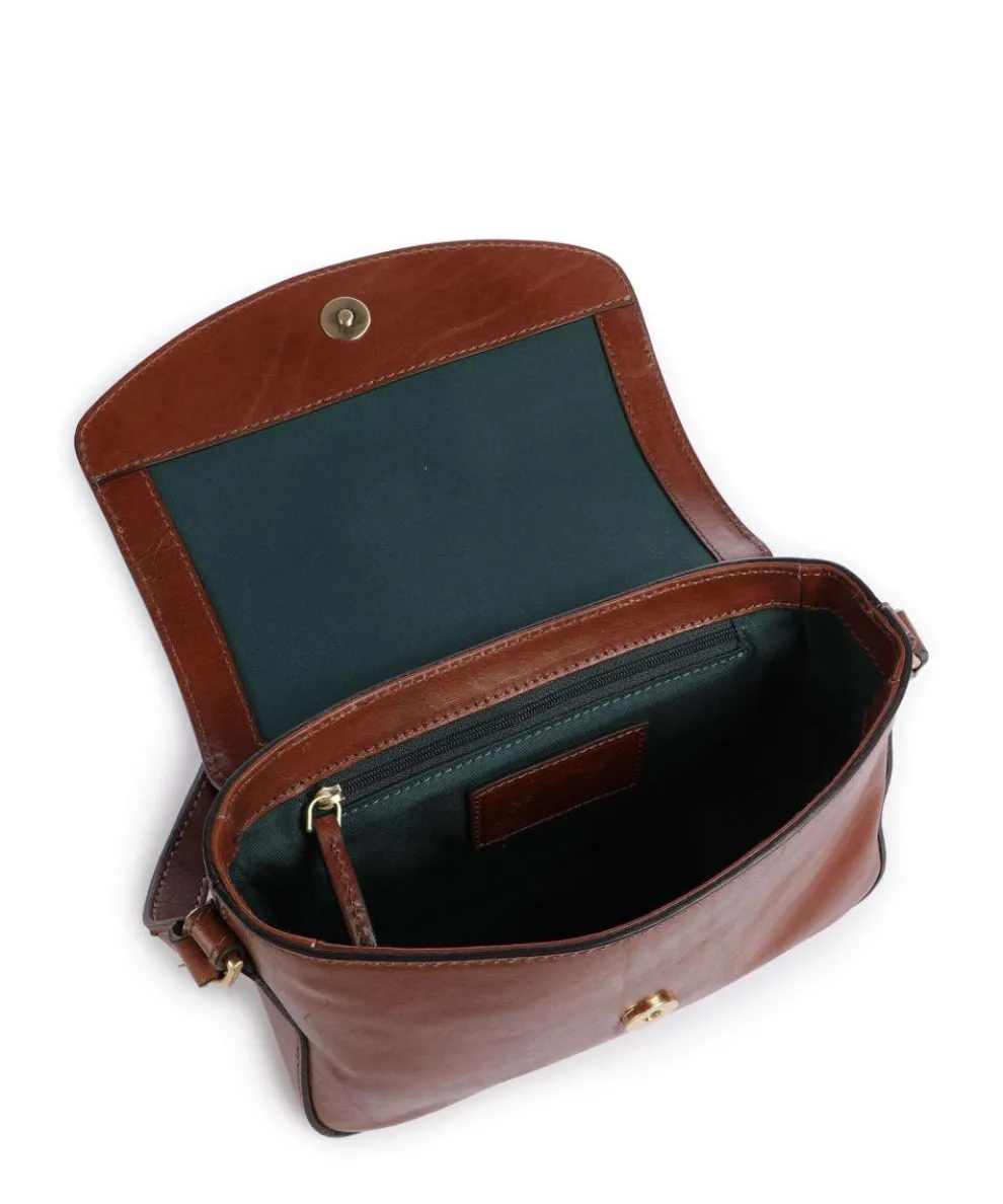 Iolanda Umhängetasche fein genarbtes Rindsleder braun