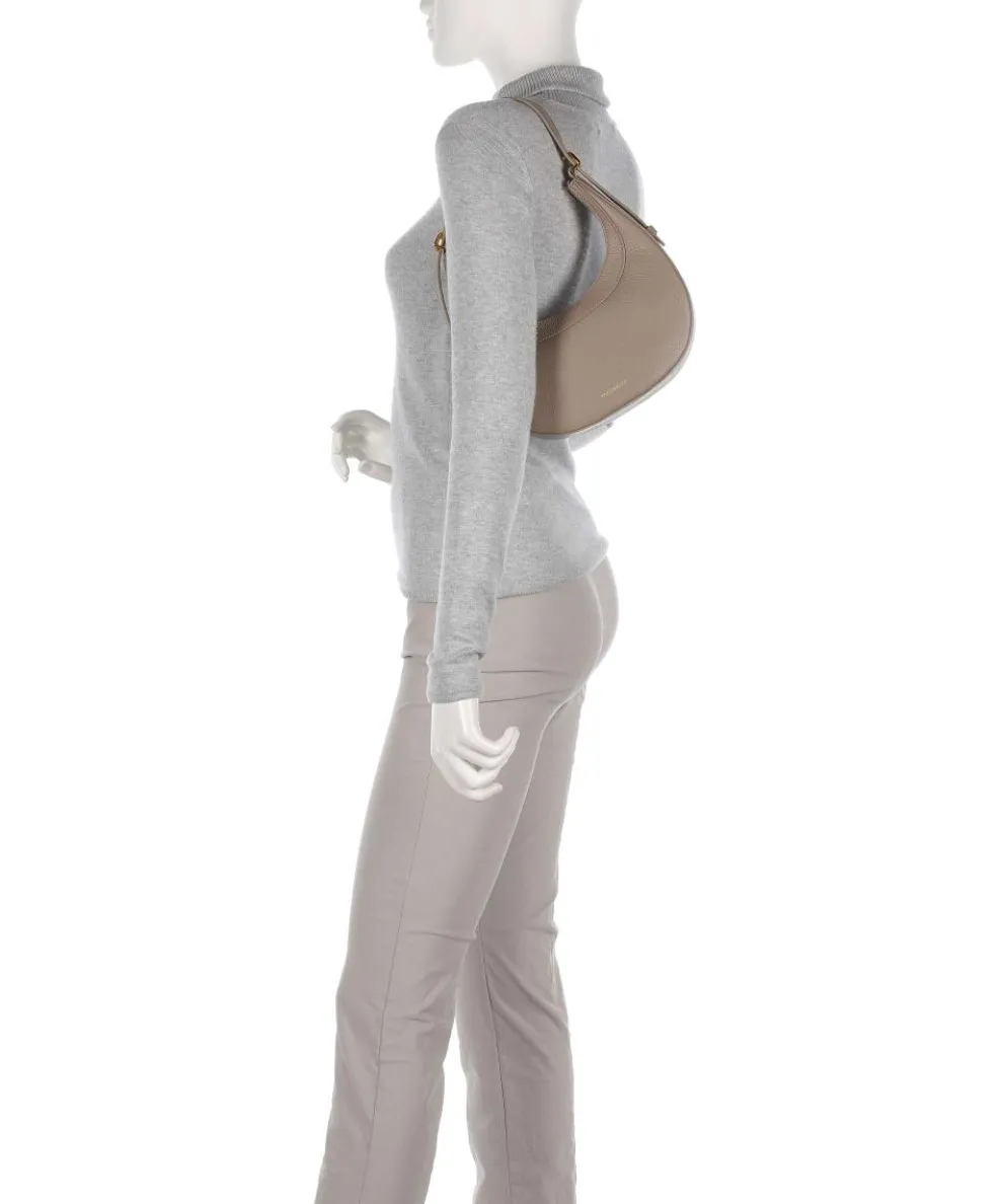 Whisper Schultertasche genarbtes Rindsleder taupe