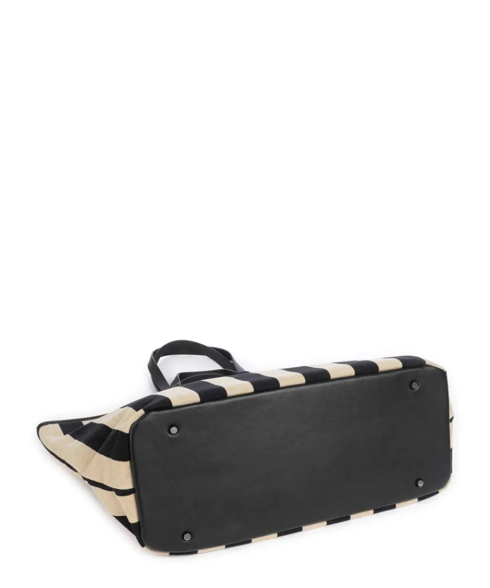 Wiesen Neve Lotta Shopper Baumwolle beige/schwarz