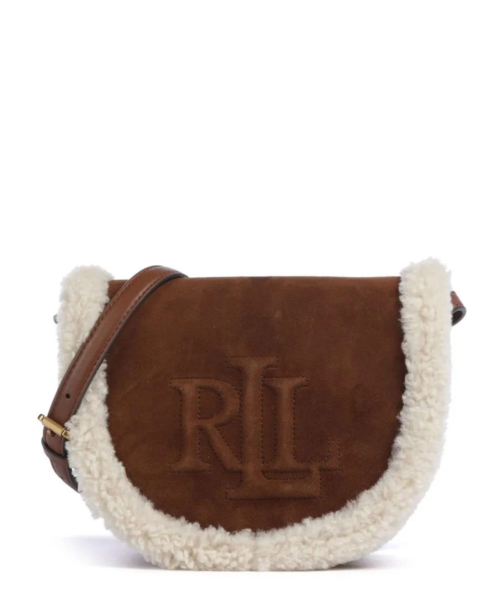 Witley Medium Umhängetasche aufgerautes Rindsleder, Fell braun