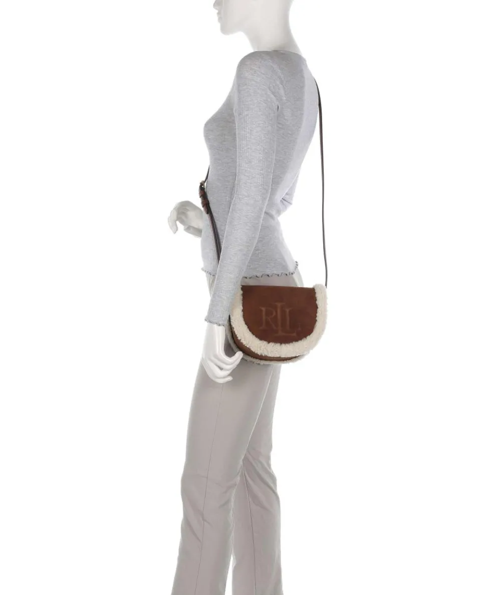 Witley Medium Umhängetasche aufgerautes Rindsleder, Fell braun