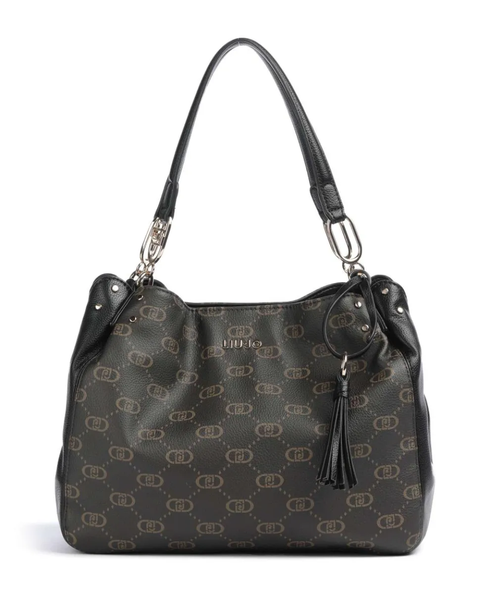 Cirry M Beuteltasche Lederimitat schwarz