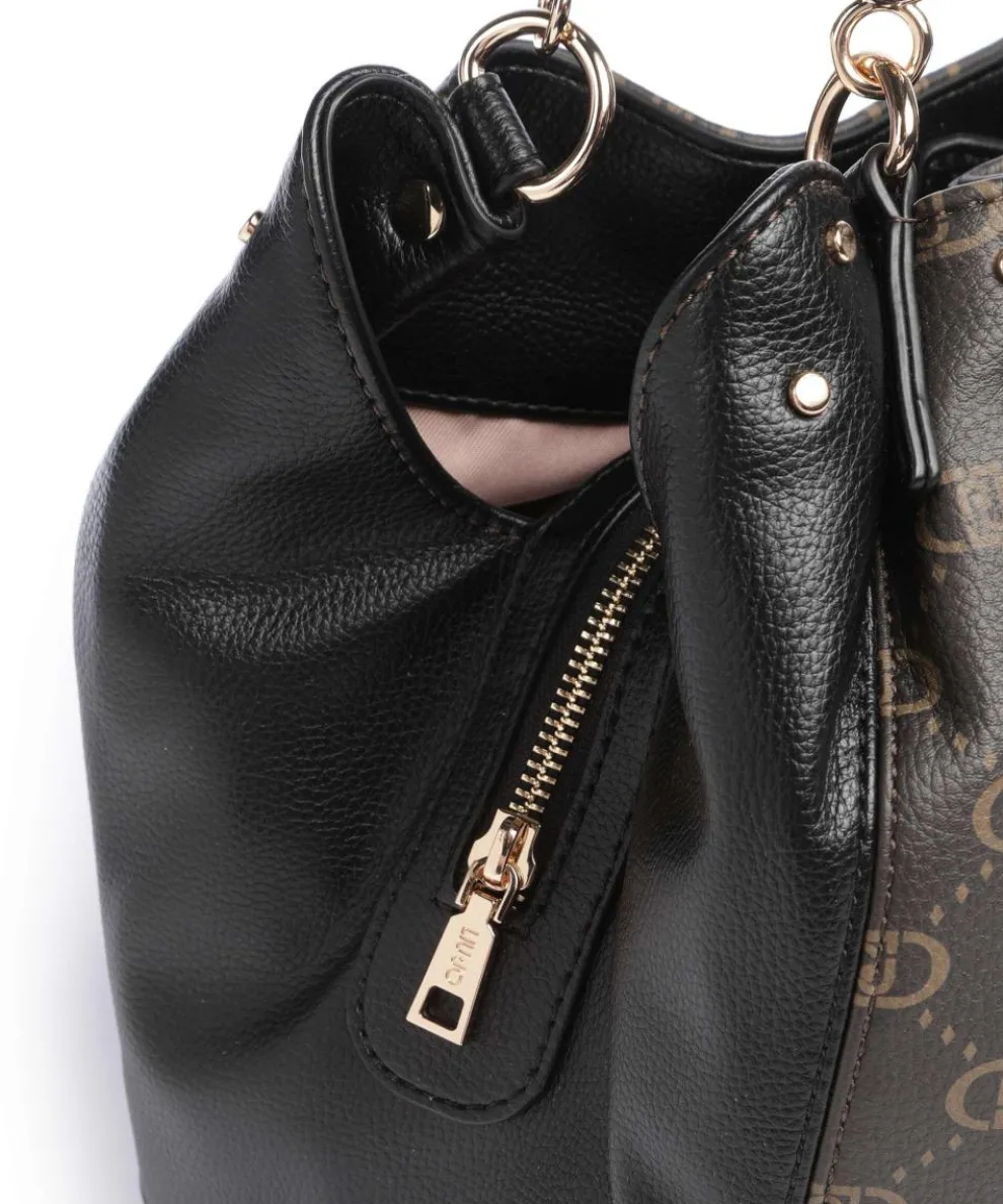 Cirry M Beuteltasche Lederimitat schwarz