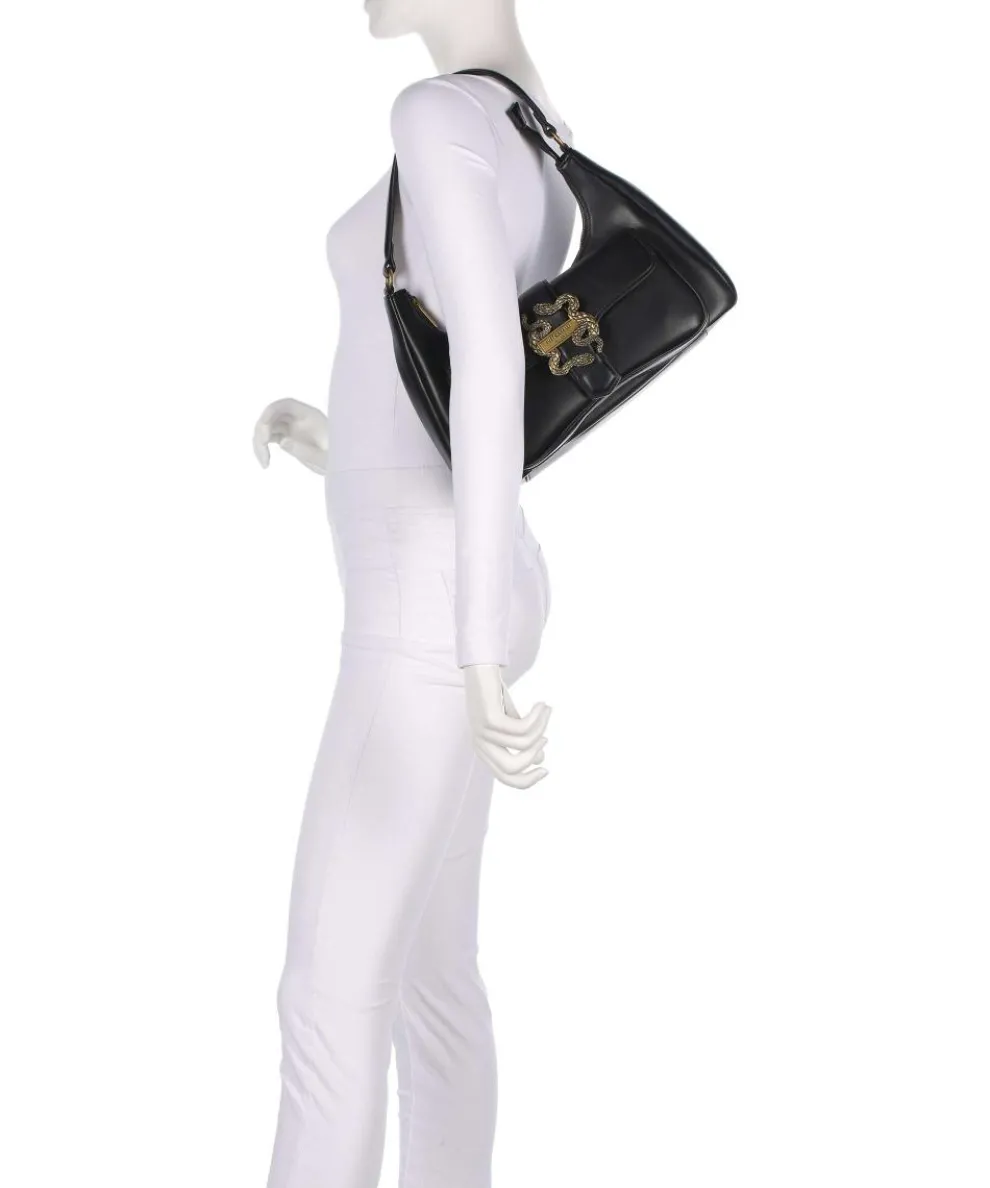 Iconic Snakes Schultertasche Lederimitat schwarz