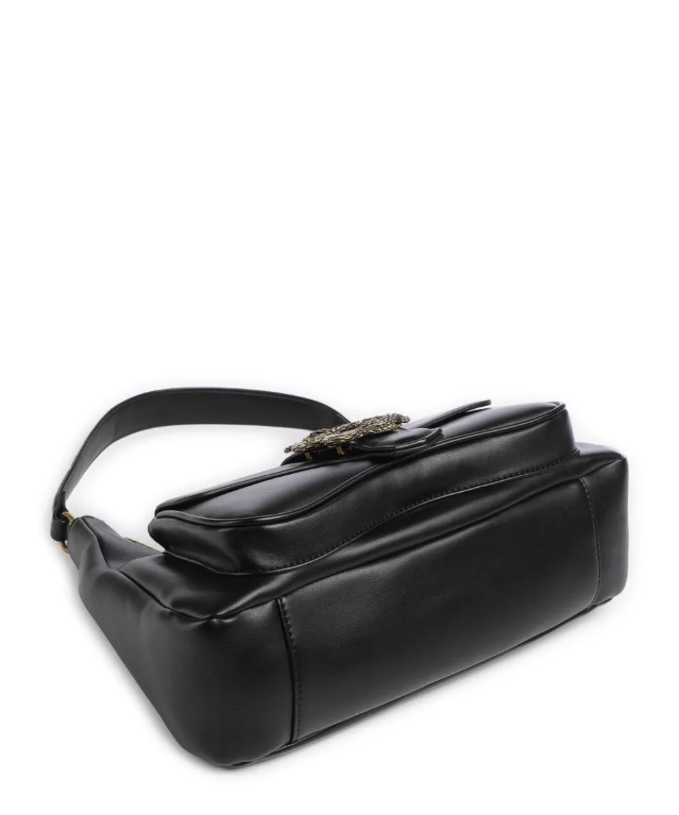 Iconic Snakes Schultertasche Lederimitat schwarz