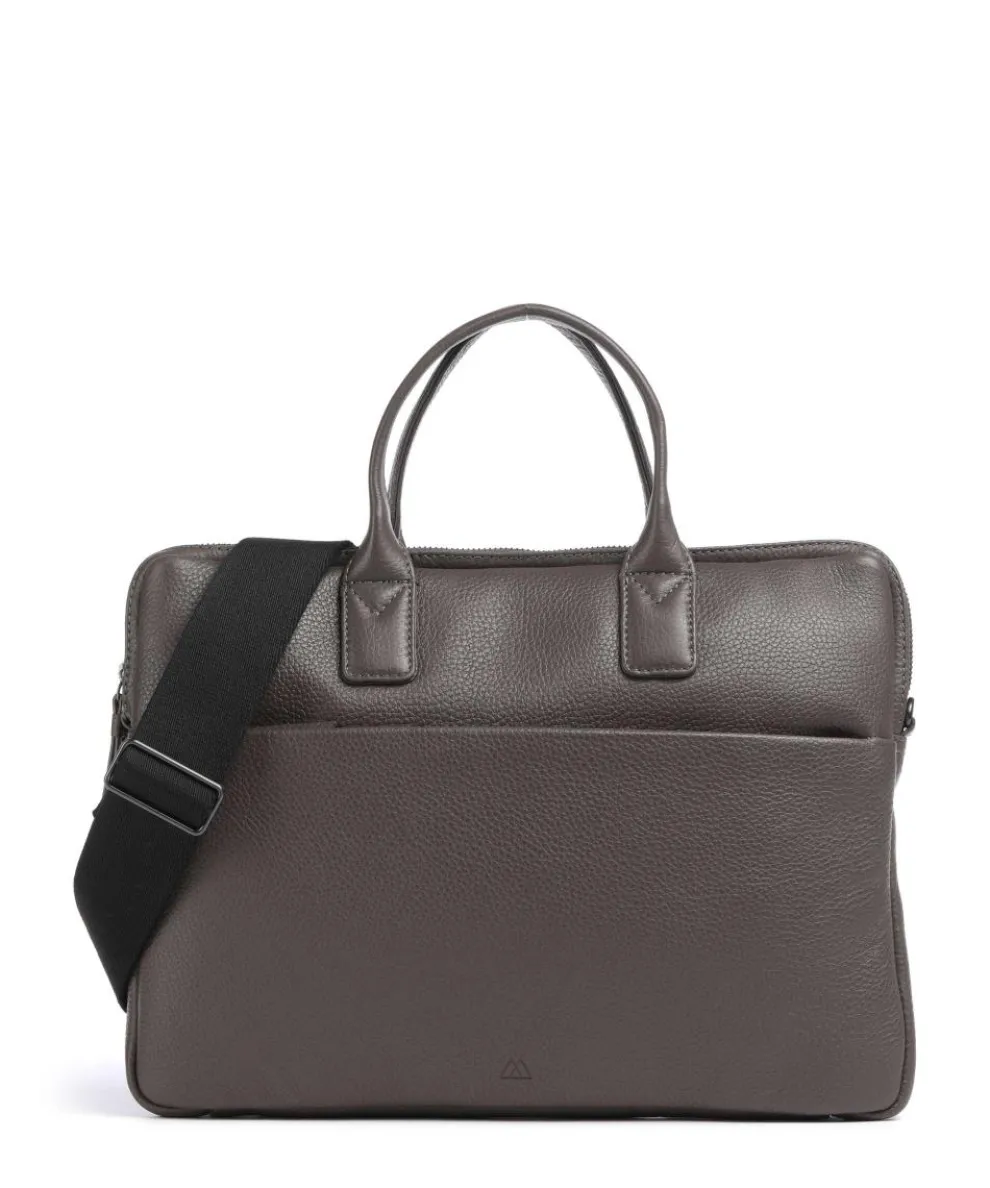 Wrap Aktentasche 14″ genarbtes Rindsleder mud