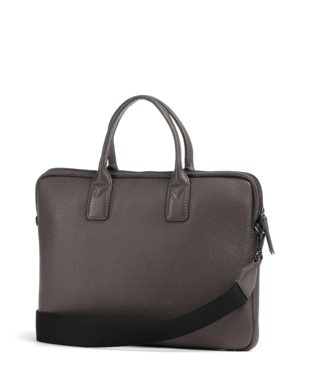 Wrap Aktentasche 14″ genarbtes Rindsleder mud