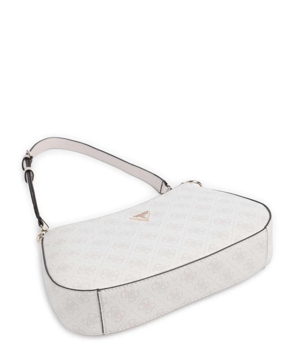 Noelle Schultertasche Lederimitat weiß