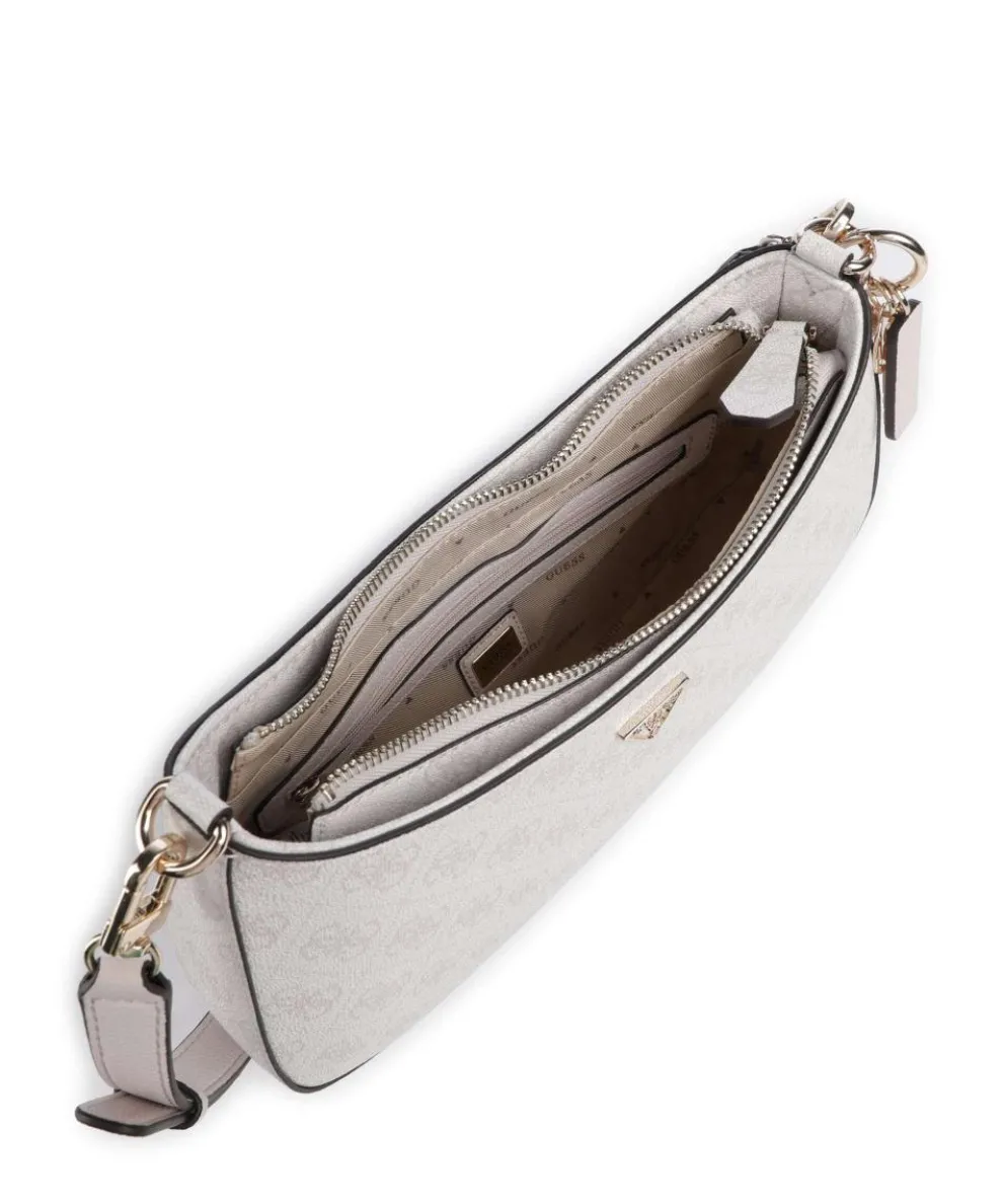 Noelle Schultertasche Lederimitat weiß