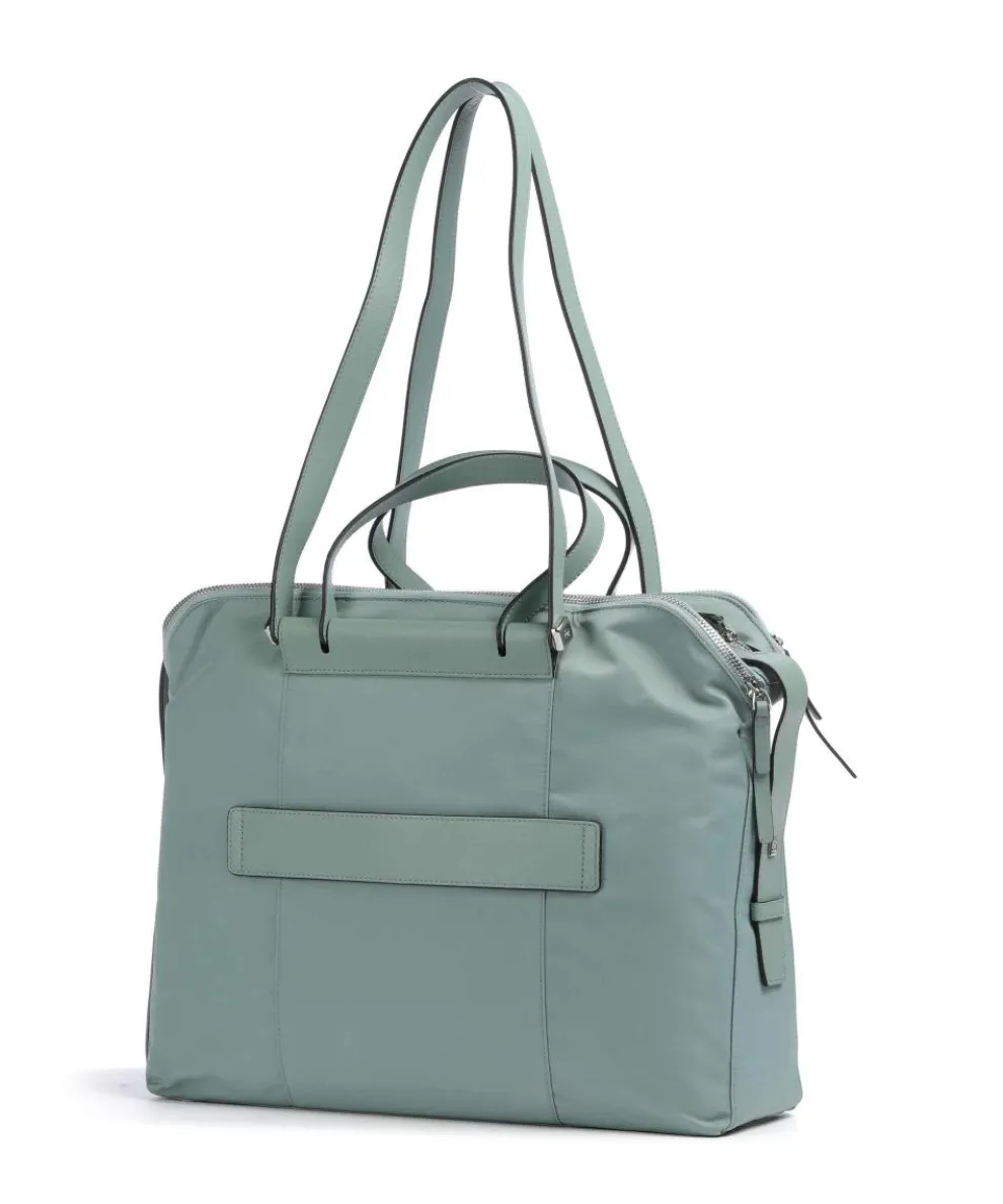 W92T Aktentasche 14″ recyceltes Nylon grünblau