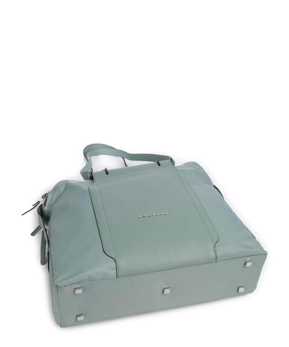 W92T Aktentasche 14″ recyceltes Nylon grünblau