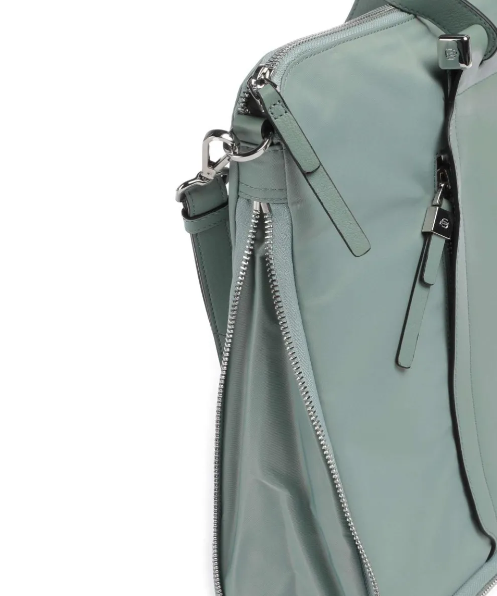 W92T Aktentasche 15″ recyceltes Nylon grünblau