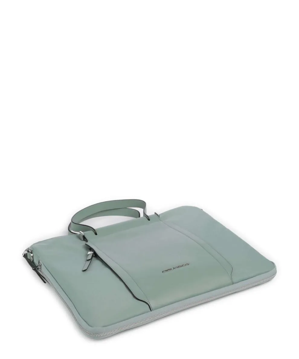 W92T Aktentasche 15″ recyceltes Nylon grünblau