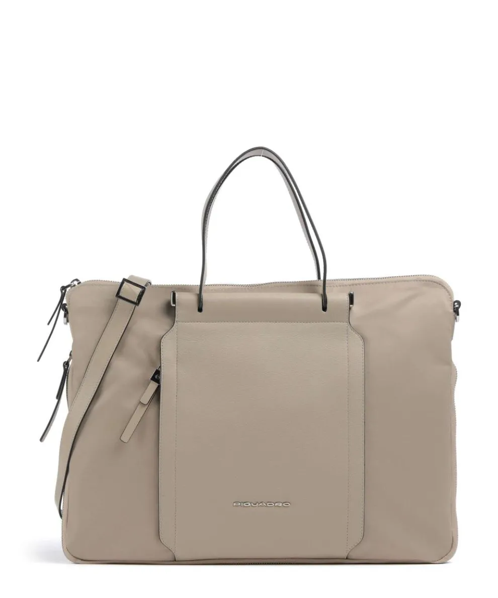 W92T Aktentasche 15″ recyceltes Nylon beige