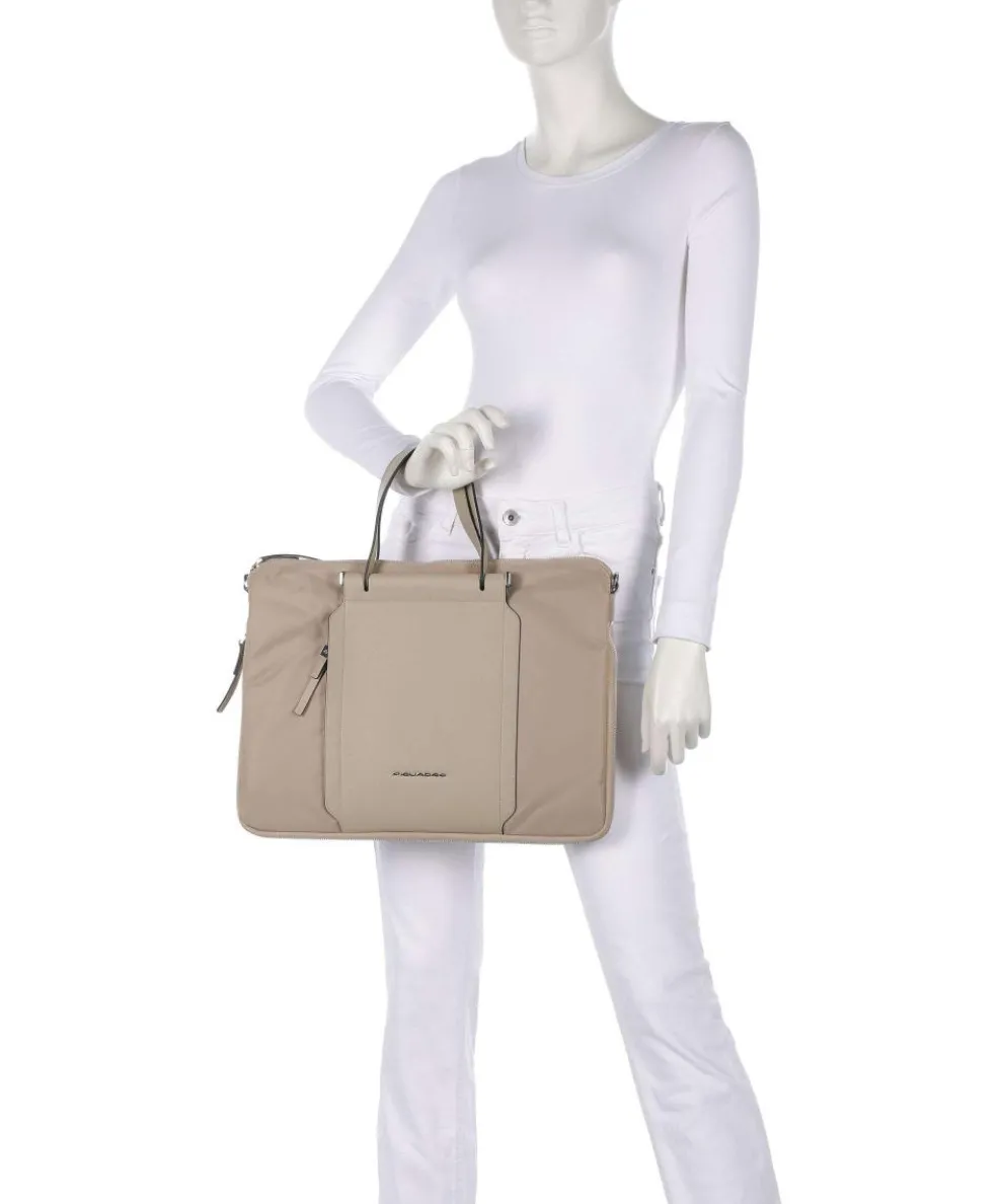 W92T Aktentasche 15″ recyceltes Nylon beige