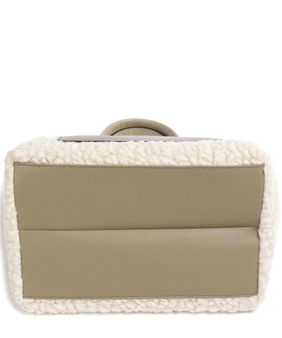 Florian Raquel Handtasche Kunstfell elfenbein