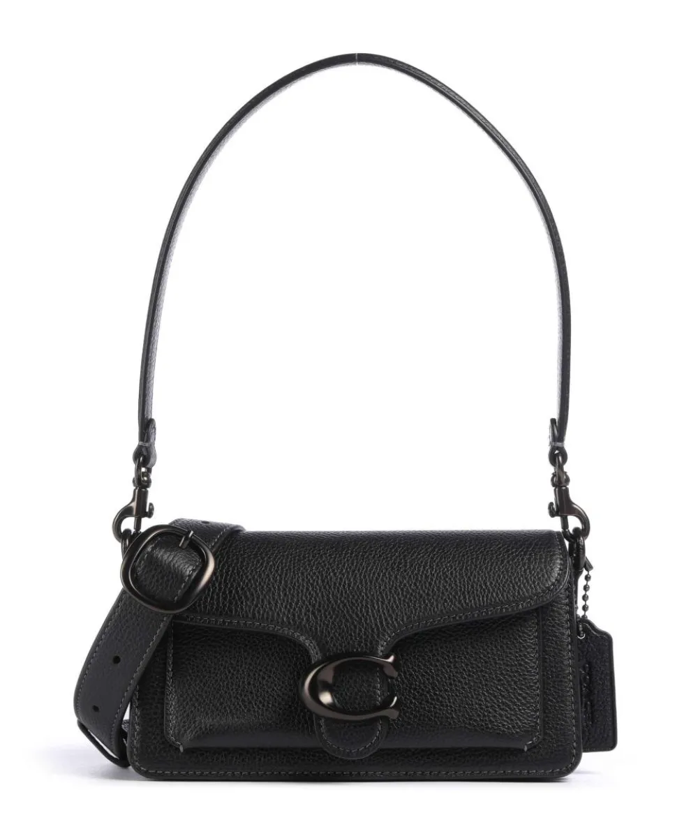 Tabby 20 Schultertasche genarbtes Rindsleder schwarz