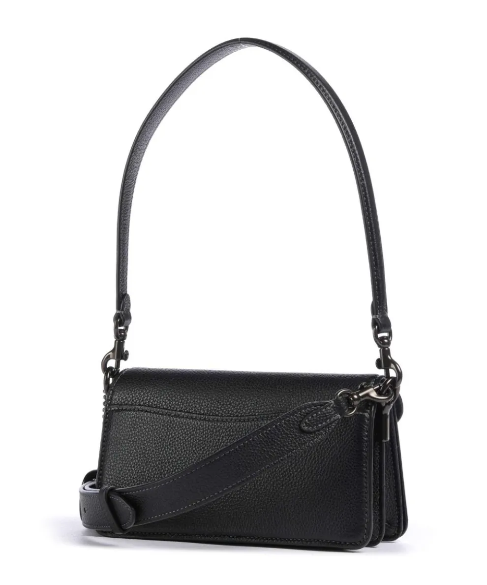 Tabby 20 Schultertasche genarbtes Rindsleder schwarz