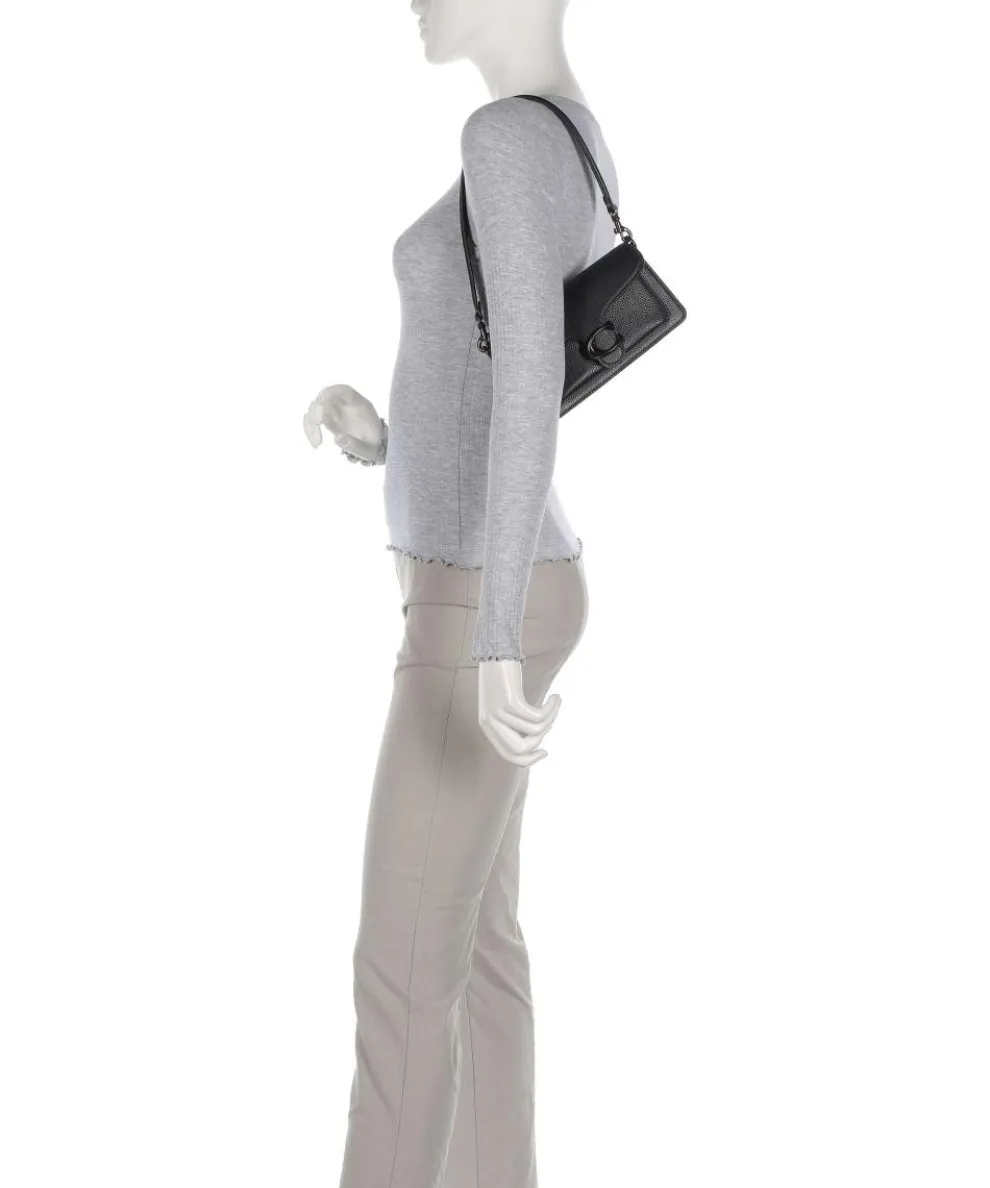 Tabby 20 Schultertasche genarbtes Rindsleder schwarz