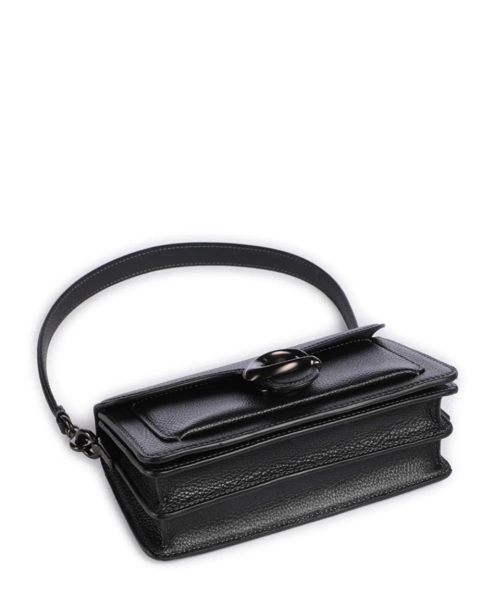 Tabby 20 Schultertasche genarbtes Rindsleder schwarz