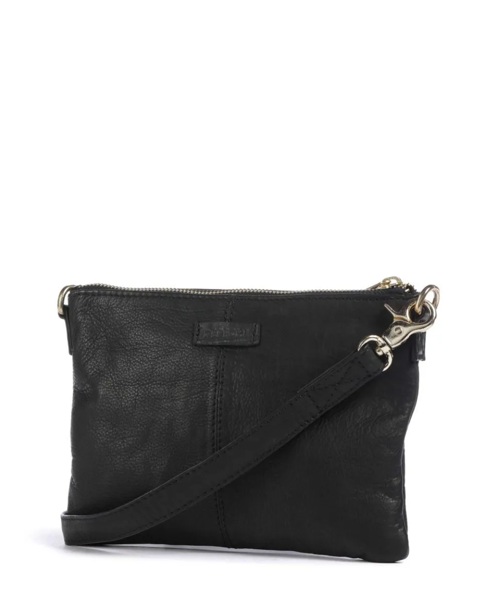 Golden Chic Umhängetasche Leder schwarz