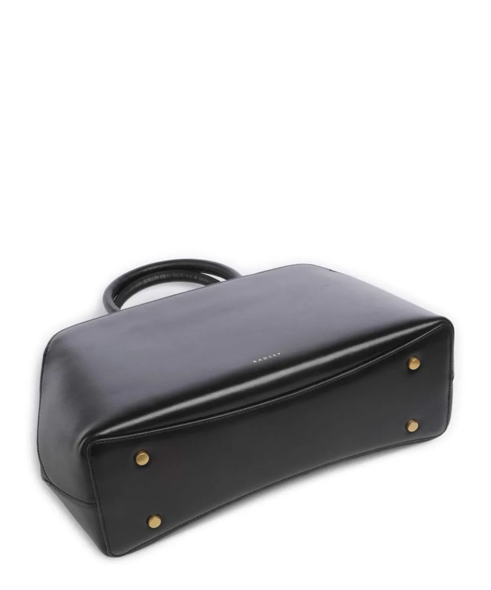 Liverpool Street Handtasche fein genarbtes Rindsleder schwarz