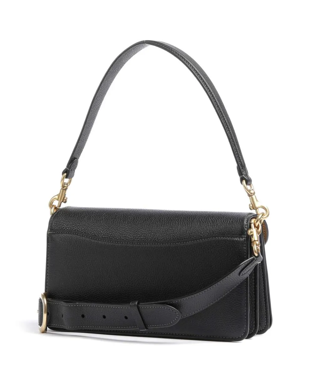 Tabby 26 Schultertasche genarbtes Leder schwarz