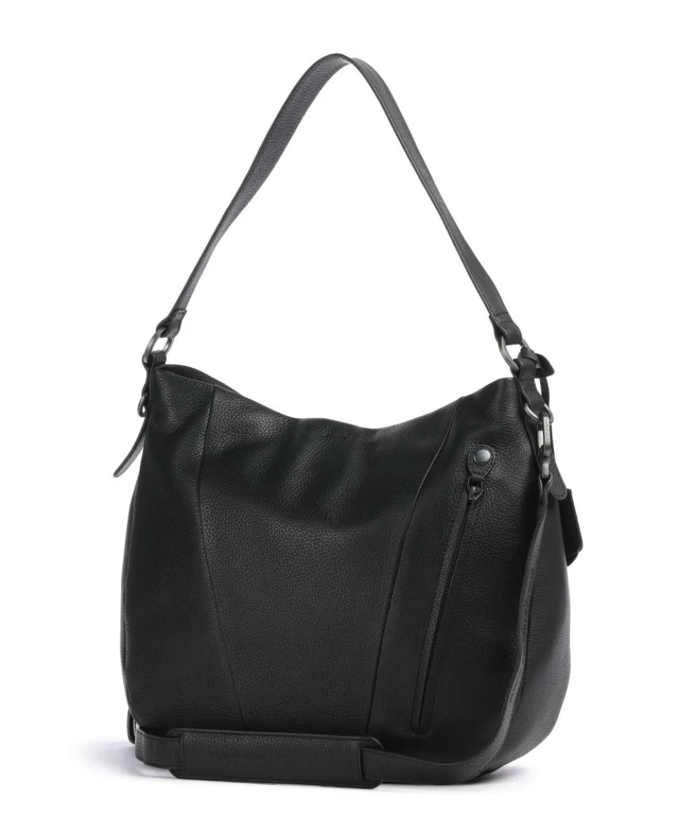 Philocalists Darling Beuteltasche genarbtes Leder schwarz