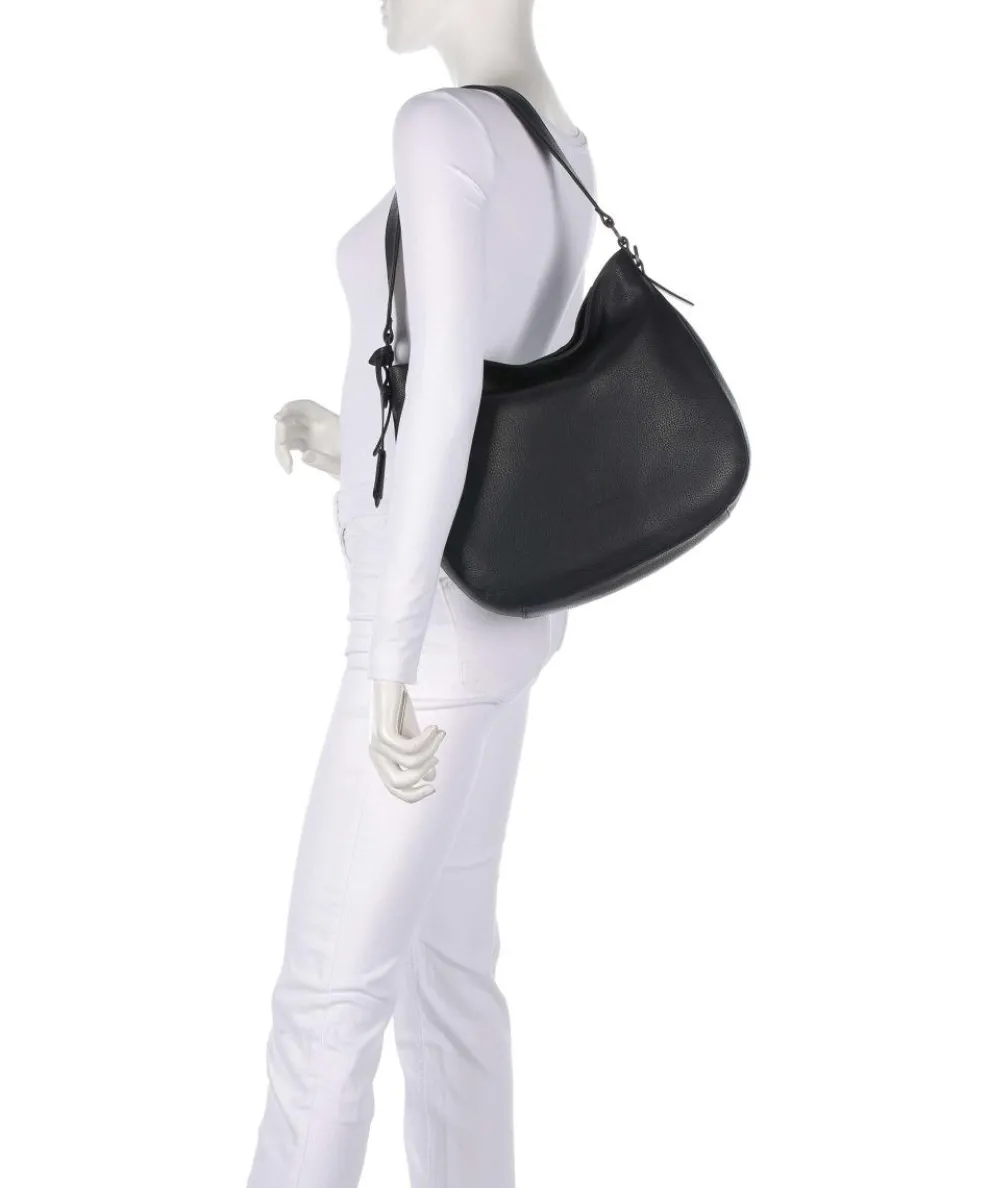 Philocalists Darling Beuteltasche genarbtes Leder schwarz