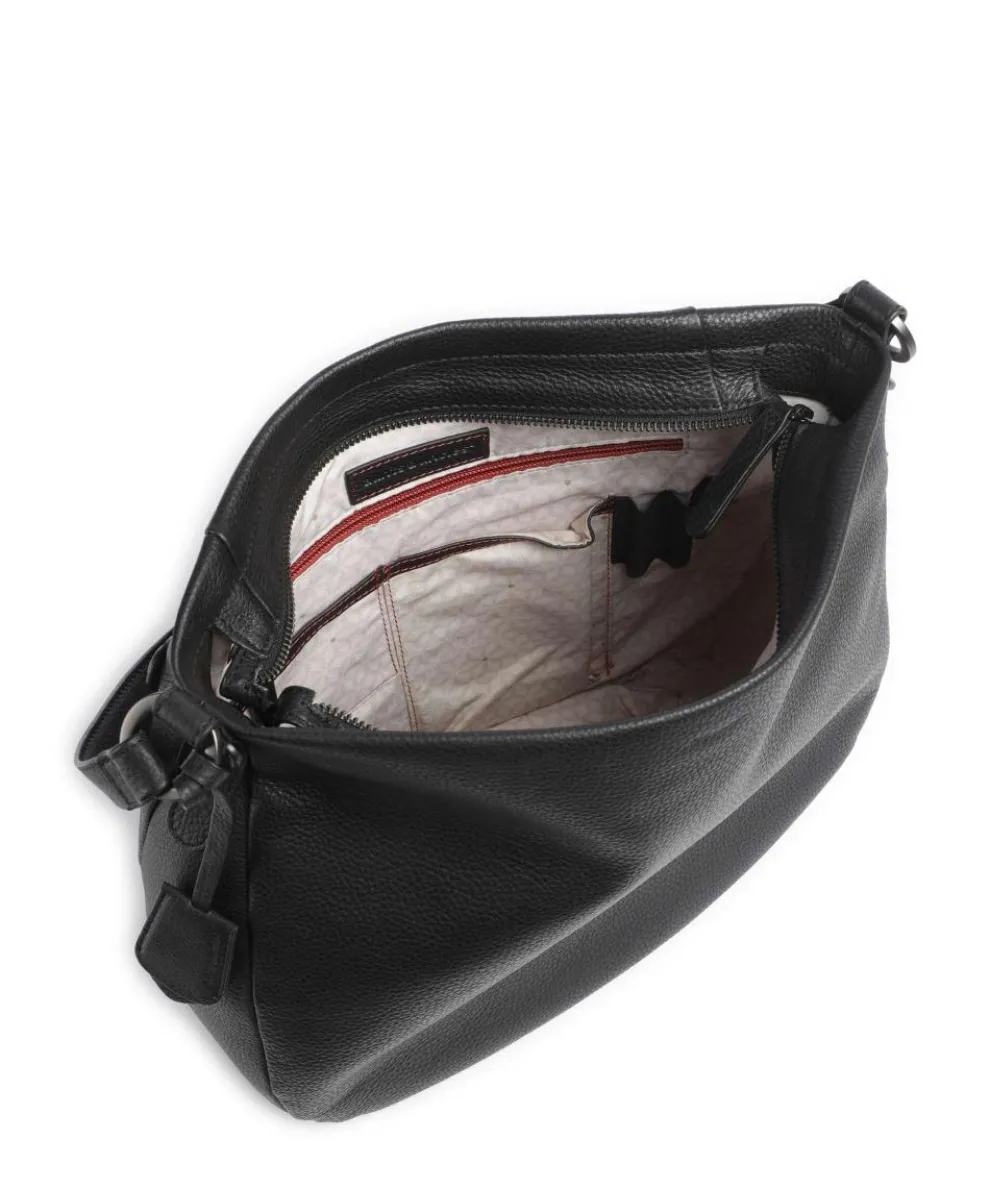 Philocalists Darling Beuteltasche genarbtes Leder schwarz